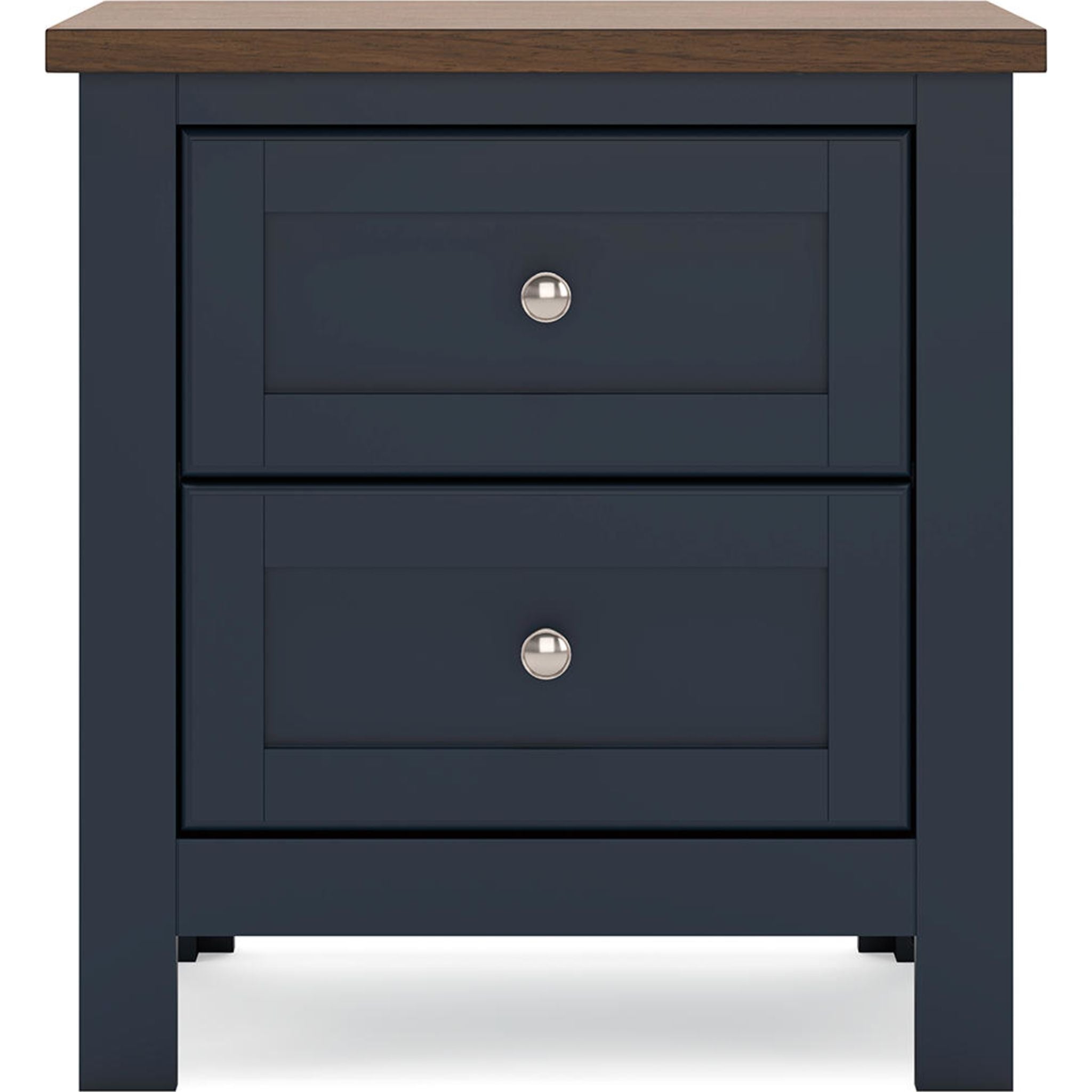 Landocken Nightstand - Blue/Brown
