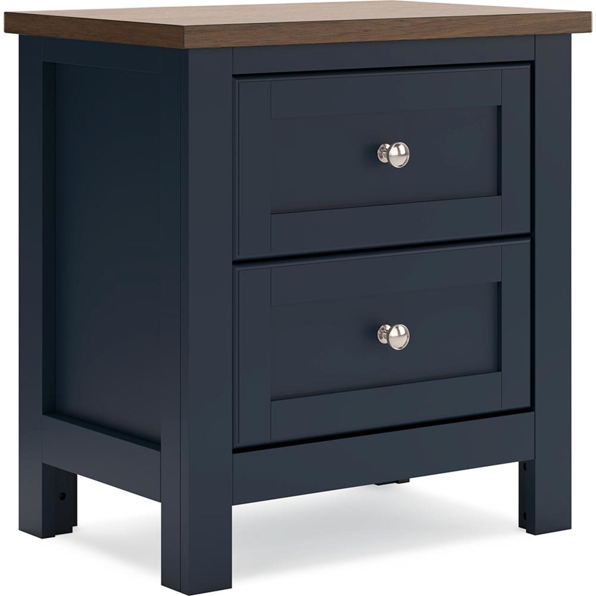Landocken Nightstand - Blue/Brown