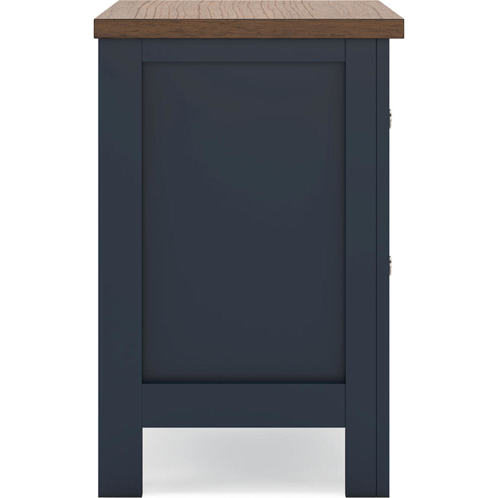 Landocken Nightstand - Blue/Brown