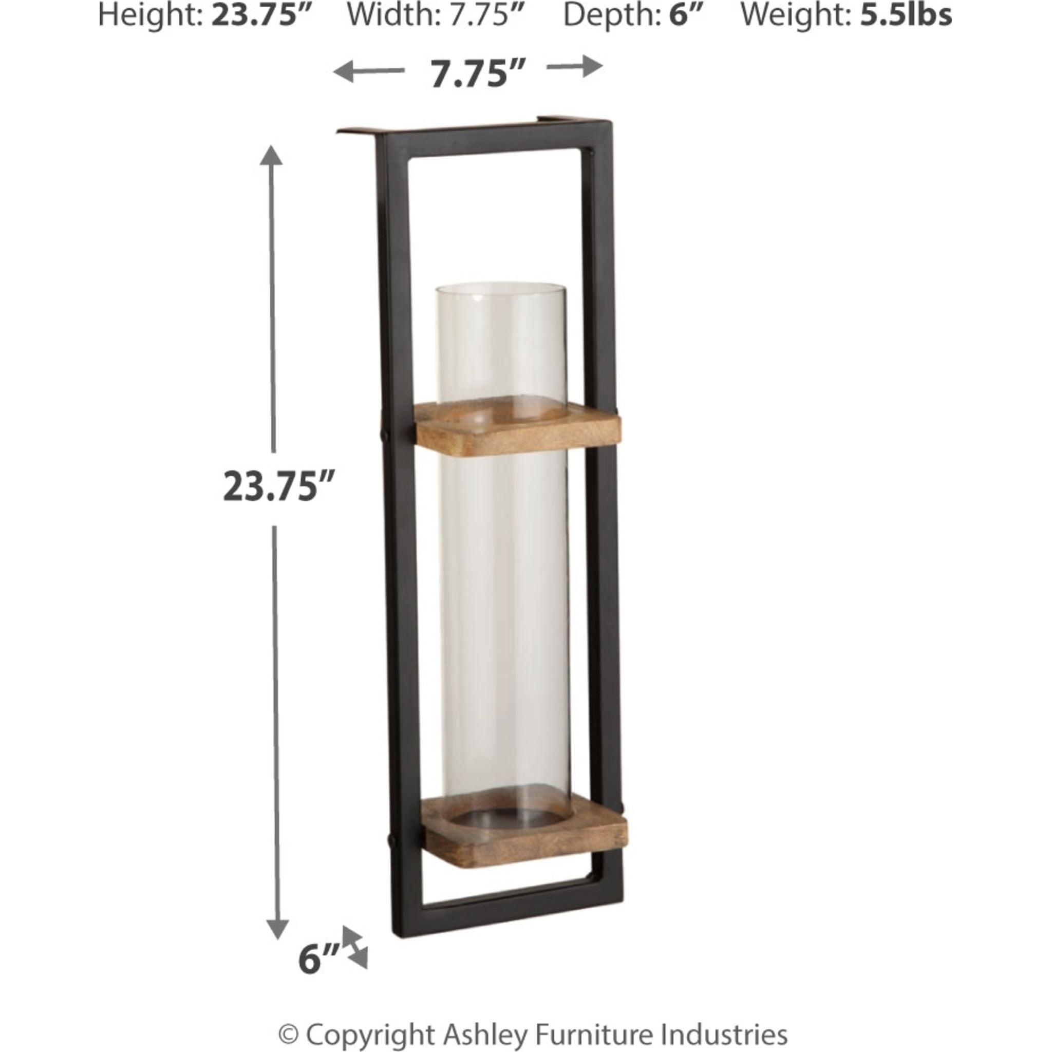 Colburn Wall Sconce 7.75 x 23.75