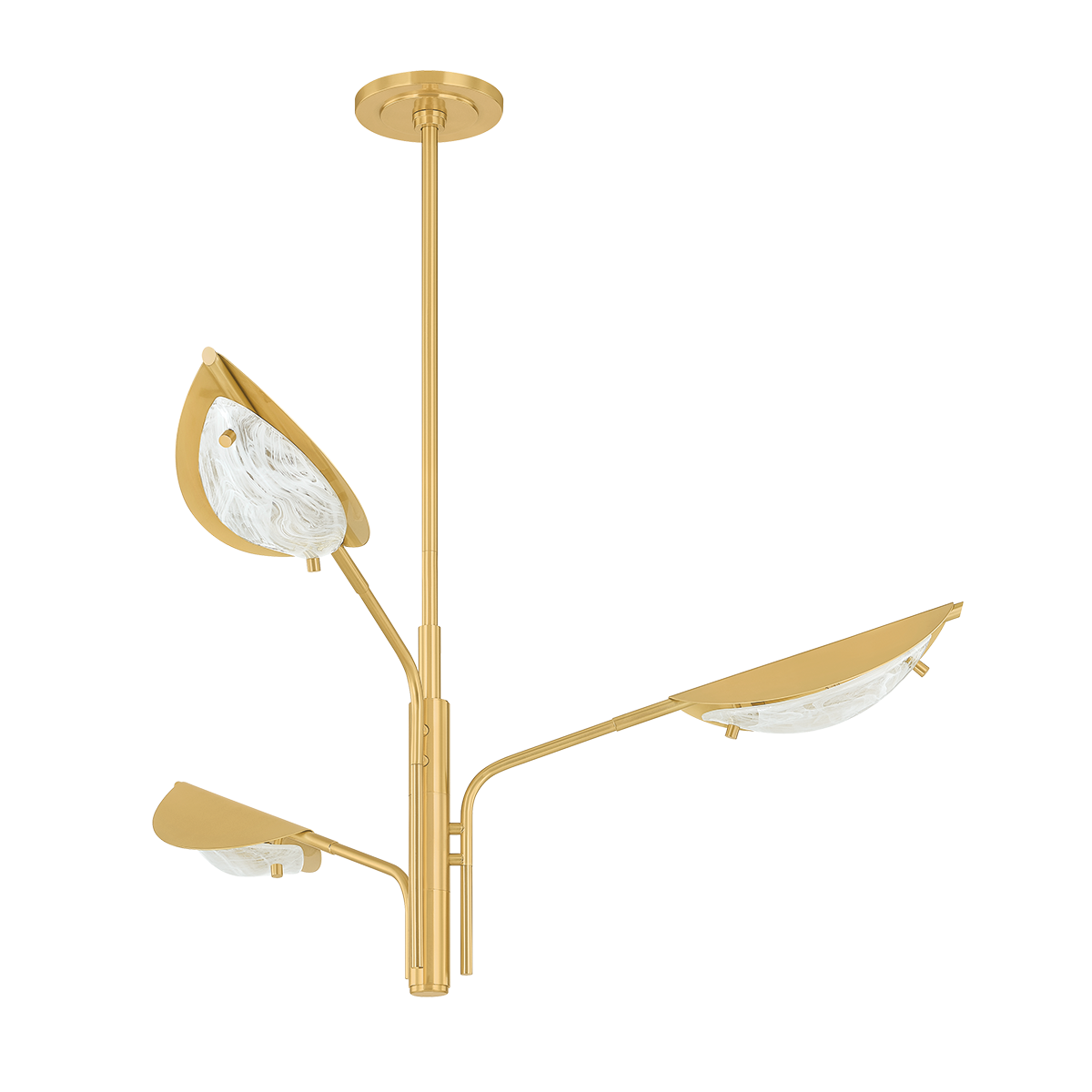 LEVIN Chandelier - Aged Brass | Hudson Valley Lighting - 7503-AGB