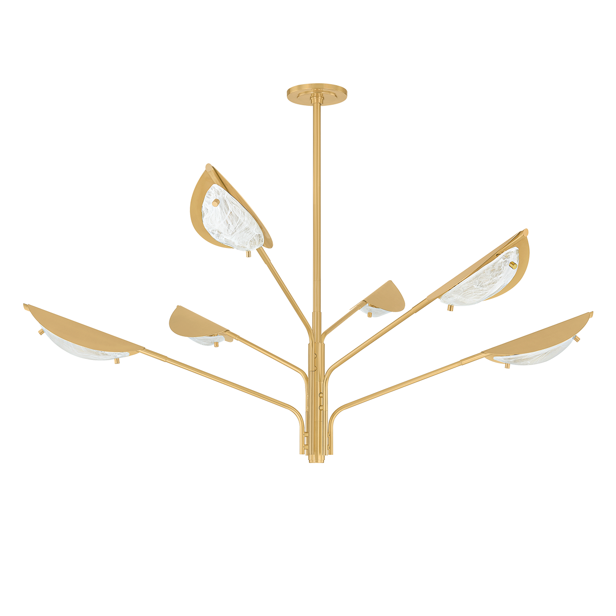 LEVIN Chandelier - Aged Brass | Hudson Valley Lighting - 7506-AGB
