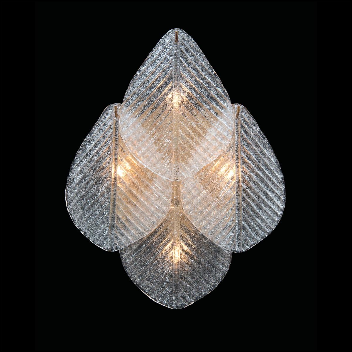 Frosted Glass Petal Wall Coupe AJC-9116