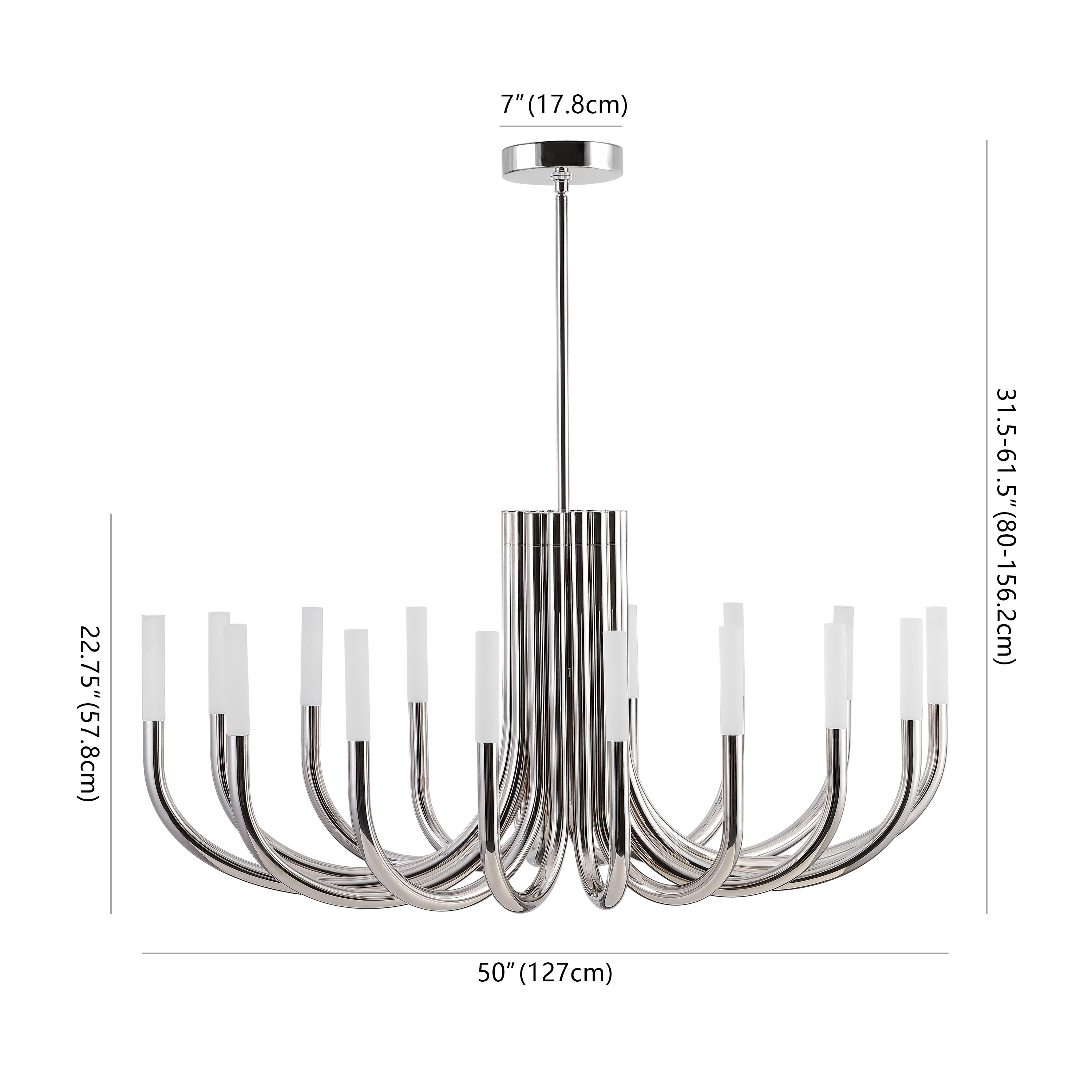 Evonne Metal Chandelier | Safavieh Couture – CTL1013