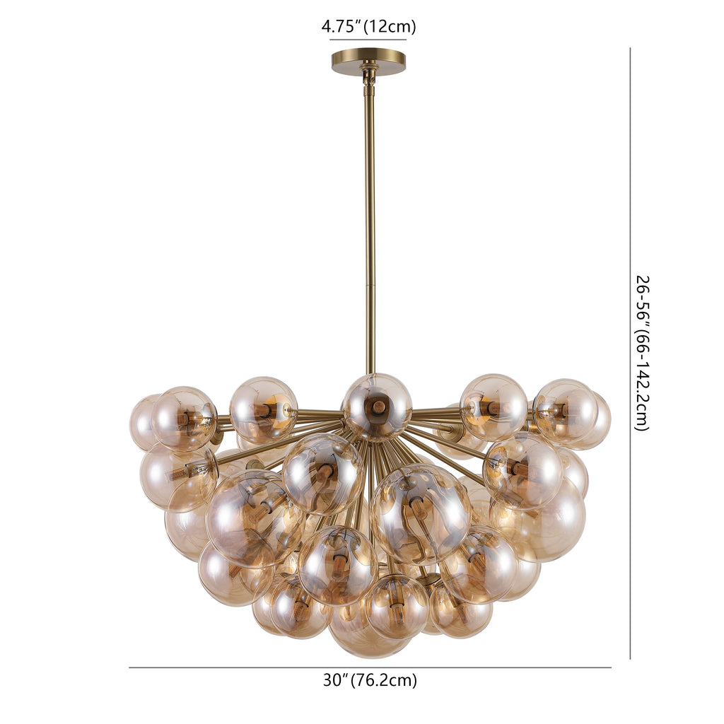 Raphaela Glass Globe Chandelier | Safavieh Couture – CTL1084