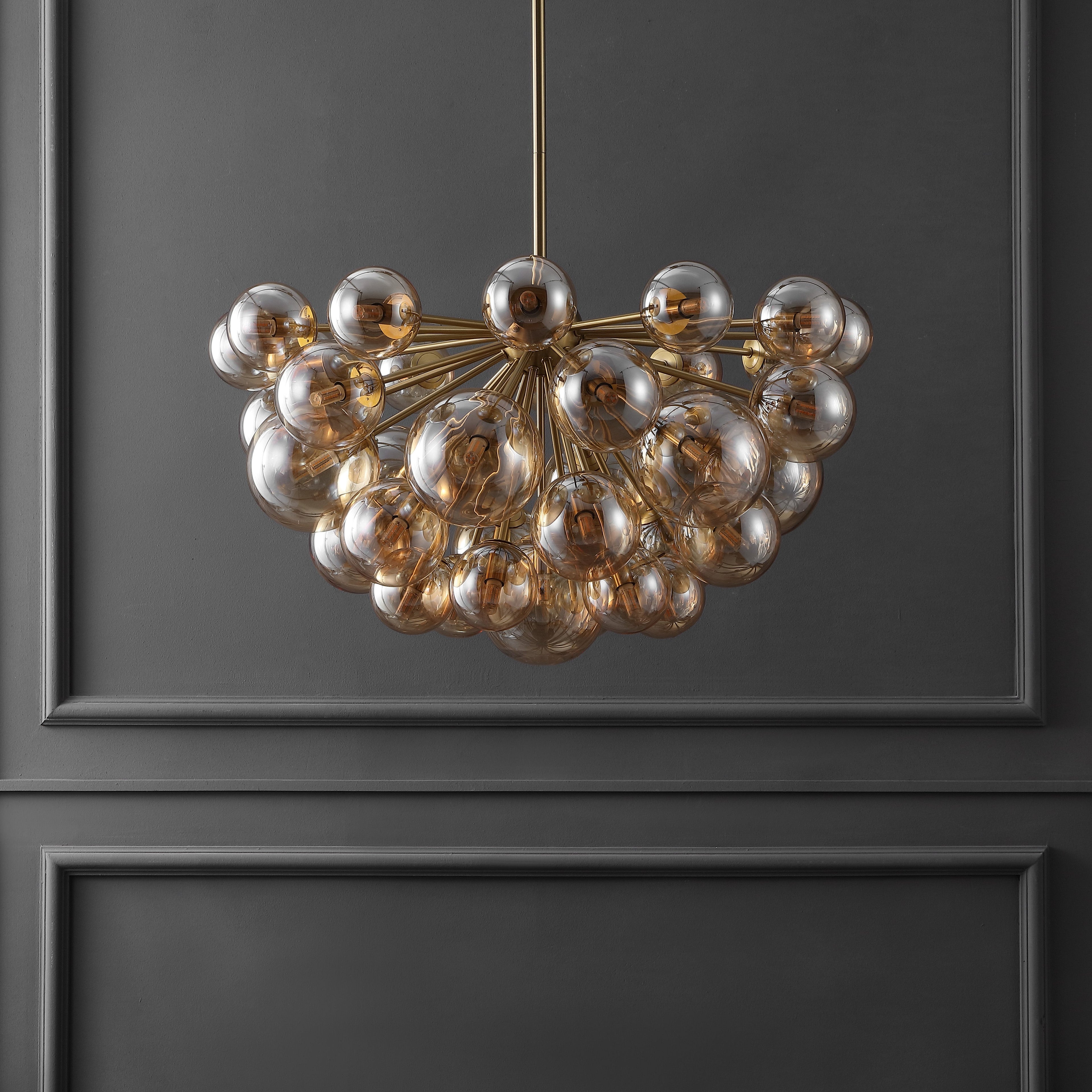 Raphaela Glass Globe Chandelier | Safavieh Couture – CTL1084