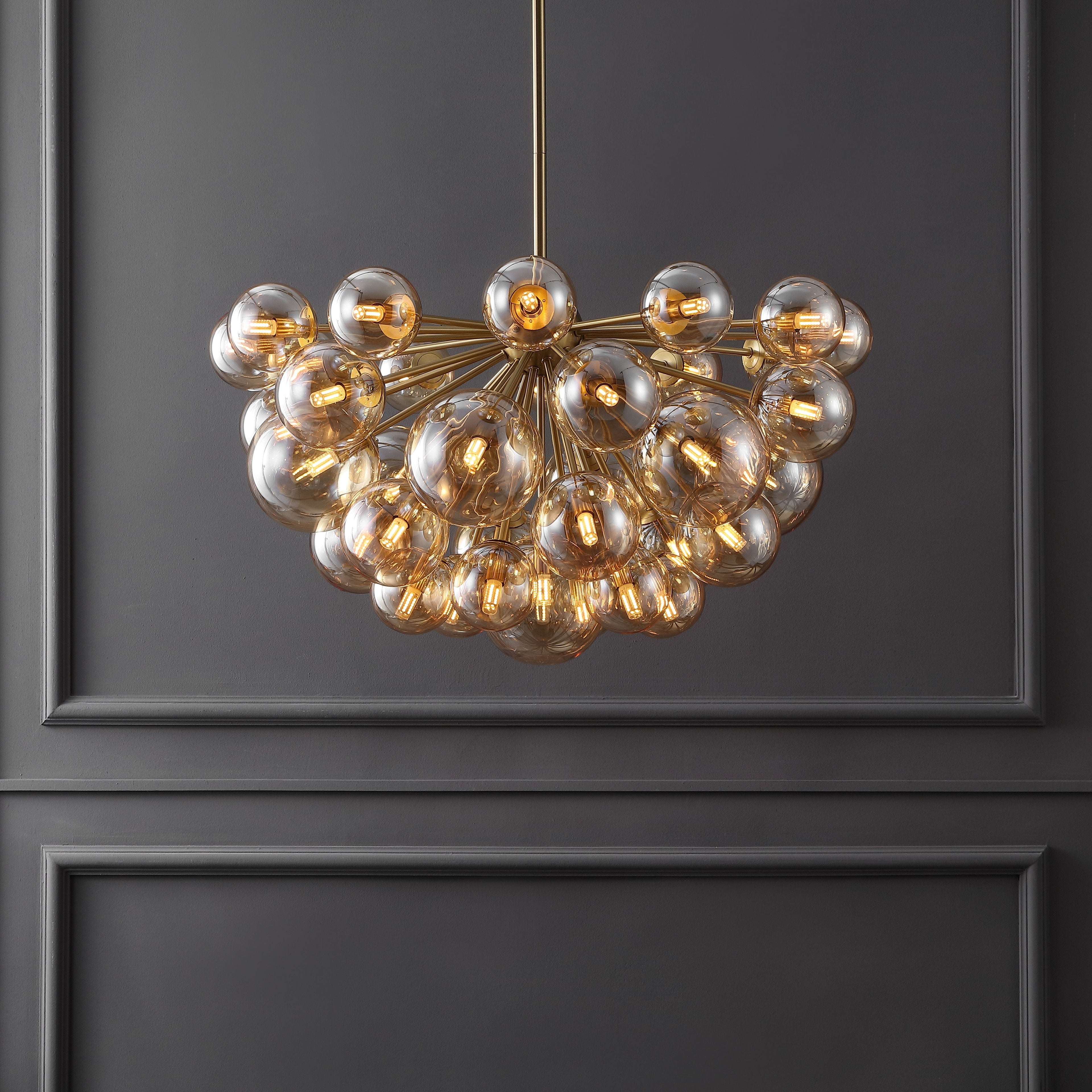 Raphaela Glass Globe Chandelier | Safavieh Couture – CTL1084
