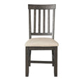 Stone Charcoal Dining Chairs (x2)
