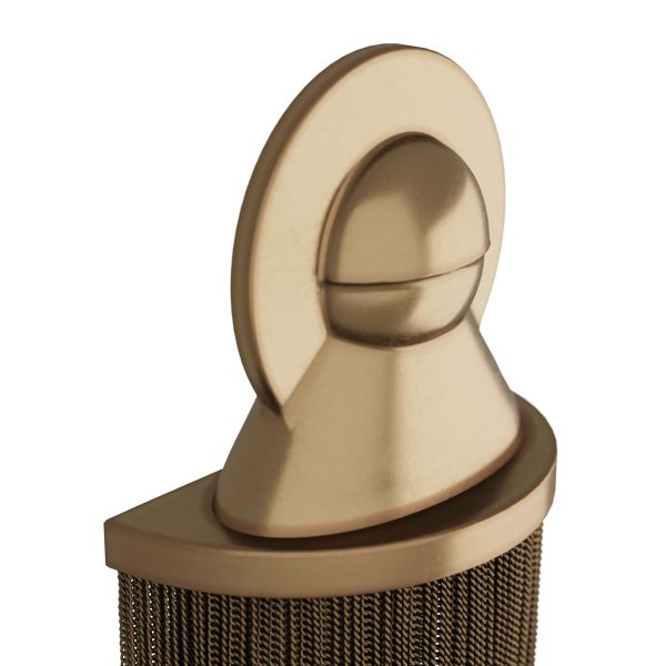 Vanko Wall Sconce in Vintage Brass – Art Deco Aztec-Inspired with Antique Brass Fringe (Copy)