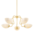 Reva Chandelier - Aged Brass | Mitzi Lighting - H1064805-AGB