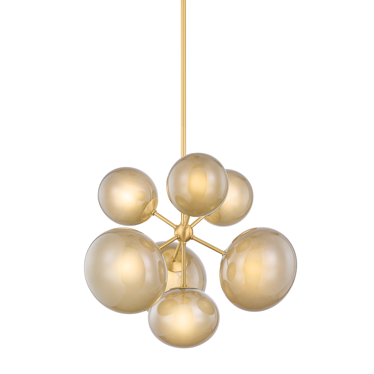 Zaley Chandelier - Aged Brass | Mitzi Lighting - H1073807-AGB