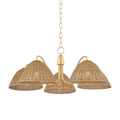 Katniss Chandelier - 5 Light - Aged Brass | Mitzi Lighting - H1081805-AGB