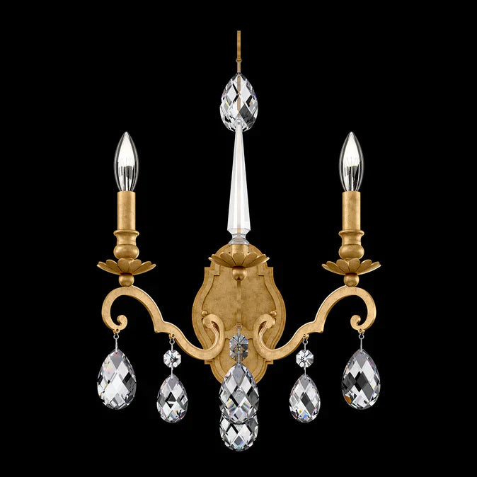 Schonbek Renaissance Nouveau RN3861 Wall Sconce Heirloom Gold