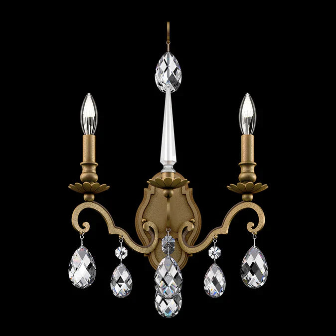 Schonbek Renaissance Nouveau RN3861 Wall Sconce Heirloom Gold