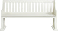 Stone White Bench