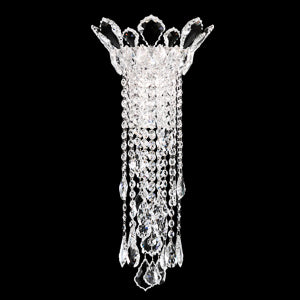 Schonbek Trilliane Strands 2 Light 21 Tall Wall Sconce with Heritage Crystals